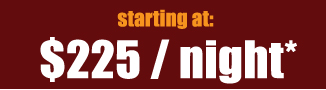 Starting at $225/night